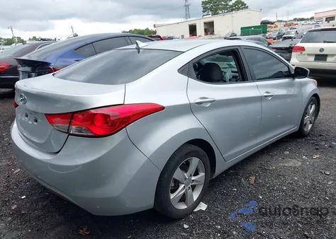2013 Hyundai Elantra Gls z USA, uszkodzony, nr VIN 5NPDH4AE5DH355797